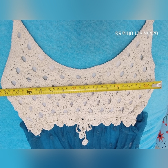 2 X HP Lace Crochet Tank Top Medium - Picture 10 of 11